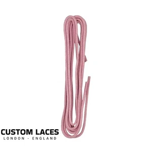 Premium Wax Pink Golf Shoe Laces Footjoy MyJoys Nike Ecco Puma Skechers Adidas - Picture 1 of 2
