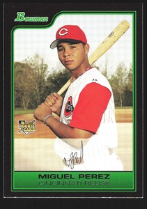 2006 Bowman Baseball Rookie Card #212 Miguel Perez