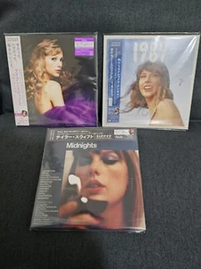 Taylor Swift 1989, Speak Now, Midnights Deluxe Japan CD Set + Guitar Pick - Picture 1 of 9