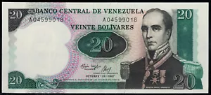 Venezuela 20 Bolivares 1987 P. 1987 in UNC - Foto 1 di 2