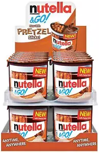 Nutella & GO Haselnuss und Kakao Aufstrich mit Brezelsticks Snack Pack 1,9 oz - Bild 1 von 2