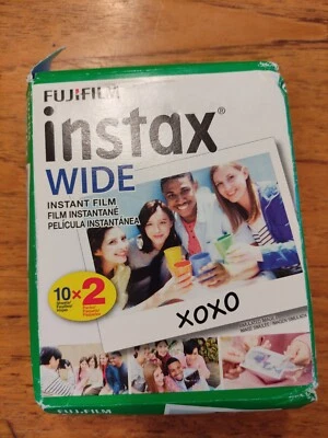 Fujifilm 16468498 Instax Wide Film- 1 x 10 Pack Exp. 5/23 OPEN BOX - Image 1 of 3