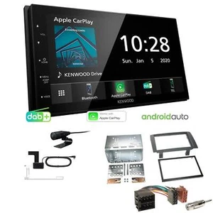 Kenwood Autoradio Apple CarPlay Android DAB+ für Fiat Idea 2003-2011 schwarz - Bild 1 von 6