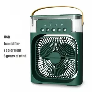 2024Portable 3 in 1 Fan AIr Conditioner Household Small Cooler LED Night Lights - Picture 1 of 6