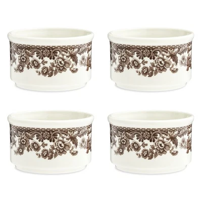 Juego de 4 Spode Woodland Ramekin - Utensilios para hornear de porcelana aptos para lavavajillas de 1,9 pulgadas Foto 1 de 4