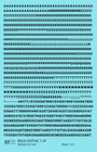 K4 HO Scale Water Slide Decals Black 1/8 Inch Bold Gothic Letter Number Alphabet