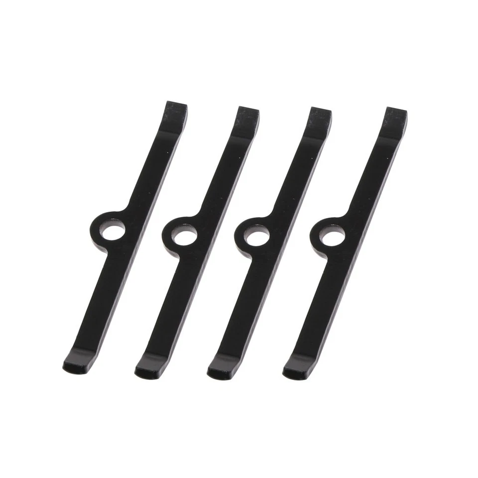 Moroso Valve Cover Hold Down Tab Set 68530; Chrome Steel for Pontiac V8, 4pcs - Image 1 of 1