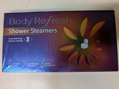 Bomba de ducha Body Refresh vapores aceites esenciales aroma relajación 8 piezas nuevo Foto 1 de 4