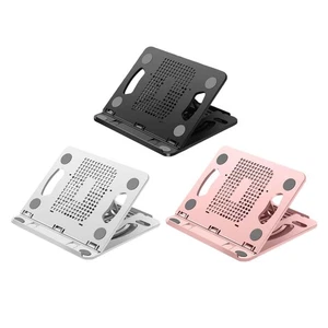 Notebook Computer Holder Laptop Stand, Laptop Riser Adjustable Angle Station for - Afbeelding 1 van 21