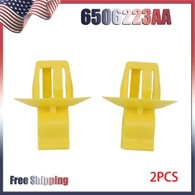 2x 6506223AA Abrazadera de varilla de soporte de capó para 09-17 Dodge Journey 08-17 Grand Caravan Foto 1 de 4