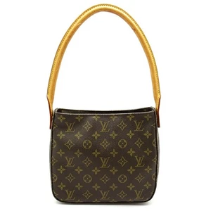 LOUIS VUITTON Looping MM M51146 Monogram Schultertasche Braun GEBRAUCHT - Bild 1 von 7