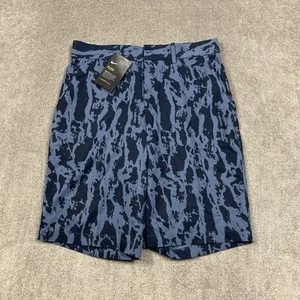 NUEVO Pantalones Cortos de Golf Nike Para Hombres M 30 x 10 Azul Camuflaje Rendimiento Elastizados Aire Libre DriFit - Imagen 1 de 9