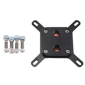 Pour Ordinateur CPU Tête de Refroidissement à Eau Ordinateur Tête Froide à Eau, Support Noir6663 - Photo 1/8