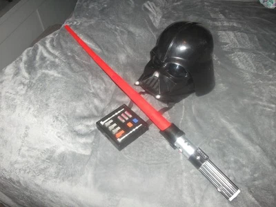 Lucas Film Darth Vader working Voice Changer adult Helmet Mask WITH SOUND BOX - Image 1 of 4