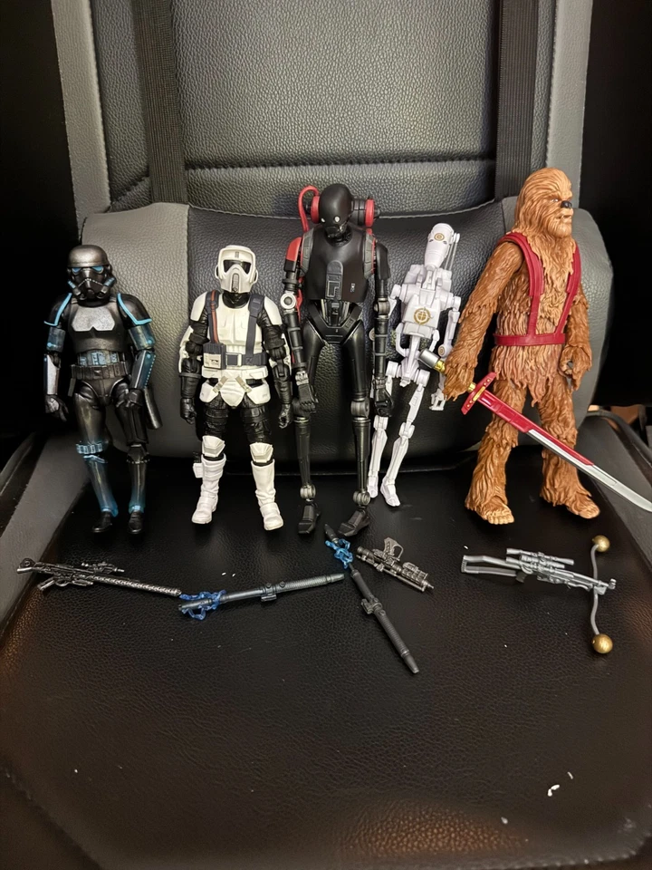Star Wars Black Series Gaming Greats Lot Zaalbar Scout Shadow Battle Kx Droid - Image 1 of 1