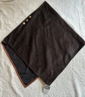 Capa Outside Designworks nueva con etiquetas con botones mezcla de cachemir camel ribete de seda hecha en EE. UU. Foto 1 de 4