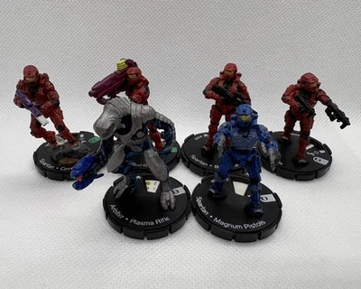 Paquete Halo Actionclix Wizkids - Rojo V Azul Spartans Árbitro Figuras de Juego Raras Foto 1 de 3