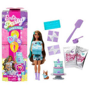 Barbie Party Unboxed Pet Birthday Series Doll & Accessories, Party Stars Set - Picture 1 of 5