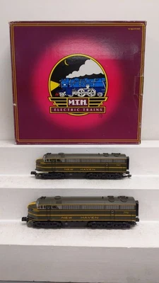 MTH 20-2733-1 New Haven C-Liner AA Diesel Engine Set w/PS 2.0 #796/797 EX/Box - Image 1 of 4