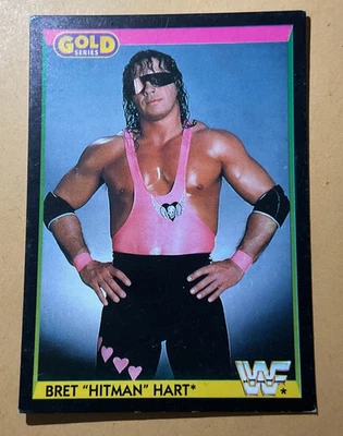 WWF WWE Bret The Hitman Hart Merlin 1992 Wrestling Trading Card 42 - Bild 1 von 2