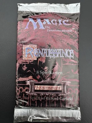 1 Pack-Magic the Gathering MtG Renaissance 1x Booster Pack German 1995 Sealed - Image 1 of 2