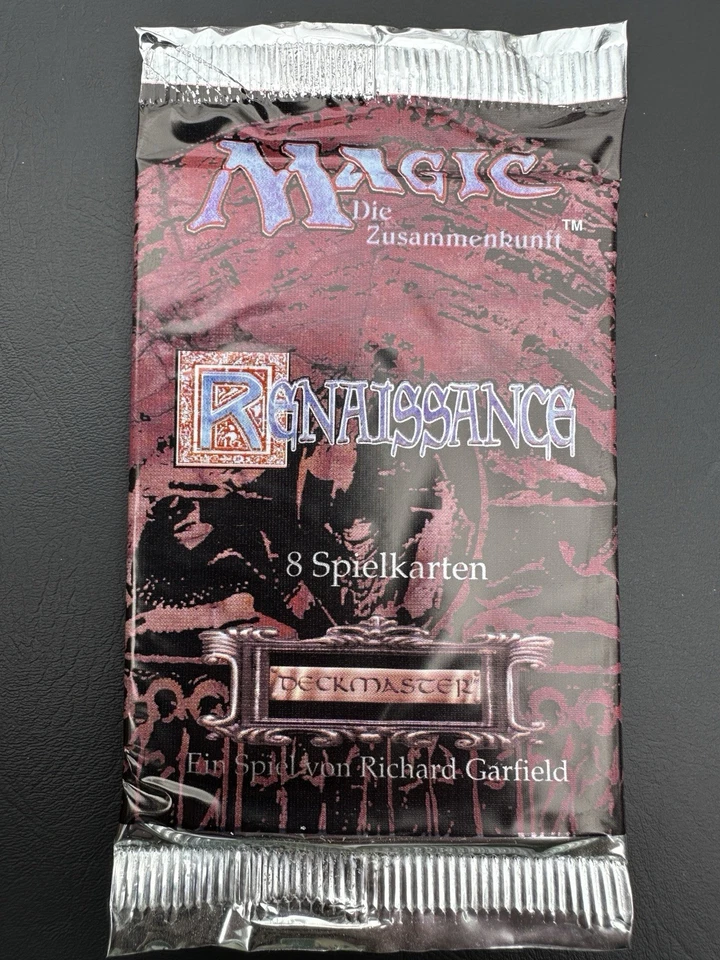 1 Pack-Magic the Gathering MtG Renaissance 1x Booster Pack German 1995 Sealed - Image 1 of 2