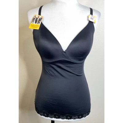 Maidenform Sweet Nothings Womens Chemise Size 38D Black 38D NWT 87347 Vtg - Image 1 of 4