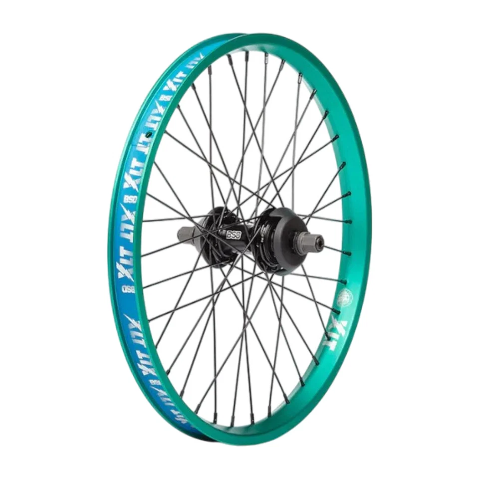BSD XLT REVOLUTION Freecoaster 20" BMX Hinterrad Teal - Bild 1 von 1