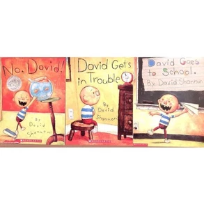 David Shannon 3er Set, kein David, David gerät in Schwierigkeiten, David geht zur Schule - Bild 1 von 1