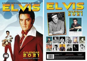 ELVIS PRESLEY KALENDER 2021 + GRATIS Schlüsselanhänger Wandkalender NEU Din A3 - Bild 1 von 1