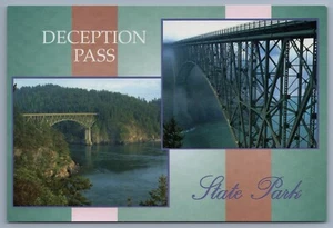 DECEPTION PASS Whidbey Island, Washington postcard C7 - Picture 1 of 2