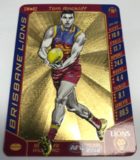 2016 AFL Teamcoach Trading Card Star Wild Card SW-02 Tom Rockliff-Brisbane