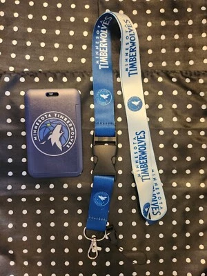 Minnesota Timberwolves NBA Lanyard Keychain & ID Holder  - Image 1 of 2