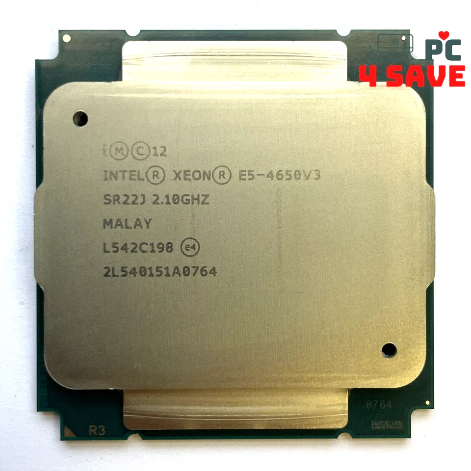 Intel Xeon E5-4650 V3 2.1GHz 12-Core 30MB LGA2011-3 Server CPU Processor SR22J - Image 1 of 1
