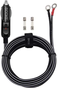 Heavy-Duty 14AWG 20A Male Plug Cigarette Lighter Adapter Power Supply Cord wi... - Picture 1 of 4