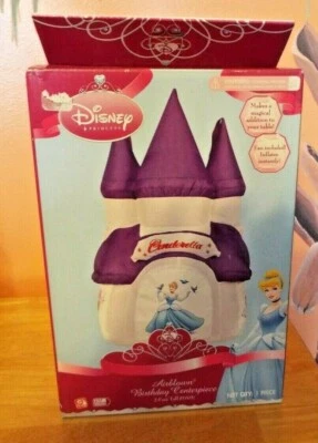 NEW DISNEY PRINCESS CINDERELLA AIRBLOWN BIRTHDAY CENTERPIECE BY GEMMY. 2 FEET - Image 1 of 3