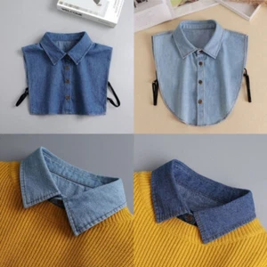Detachable Clothes Accessories Shirt Fake Collar Lapel Blouse False Collar NEW - Picture 1 of 27