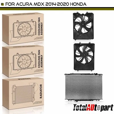 Kit de montaje de radiador y ventilador de refrigeración para Honda Pilot 2016-2021 V6 3,5 L Acura MDX Foto 1 de 4