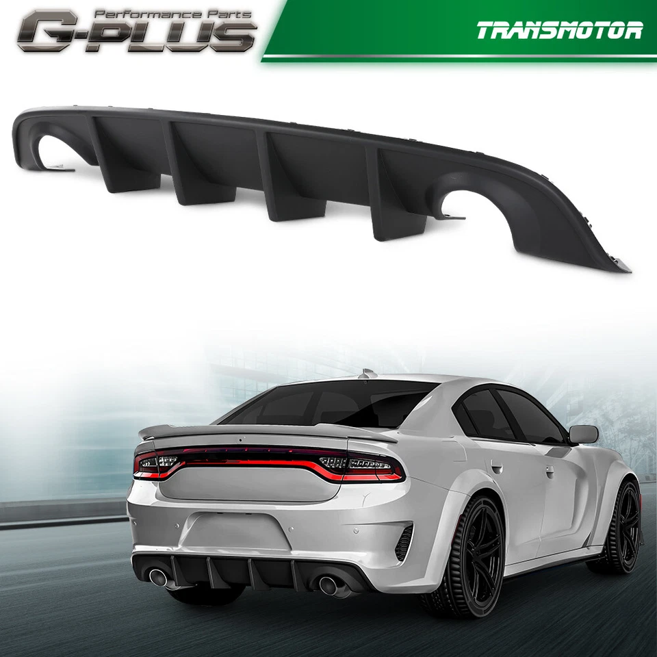 Rear Lip Bumper Valance Diffuser for 2015-20 Charger SRT Daytona 068225383ab F9