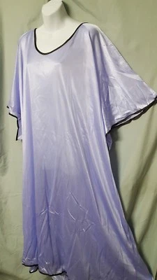 Purple Brown Nightgown  Long Sexy Comfy  Plus 6X   80" BUST - Image 1 of 4