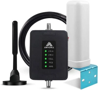 5G 4G LTE Cell Phone Signal Booster 700/850/1700/1900MHz Car RV Truck Voice Data - Image 1 of 4