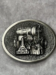 Vintage KHD Deutz BF 6L 913 Air Diesel Motor Great American Belt Buckle - Picture 1 of 11