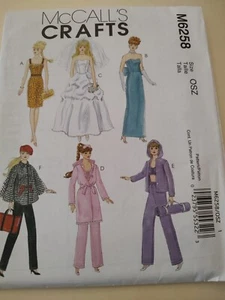McCall's Craft Schnittmuster M6258 Puppenkleidung ungeschnitten für 11 1/2" - Bild 1 von 7