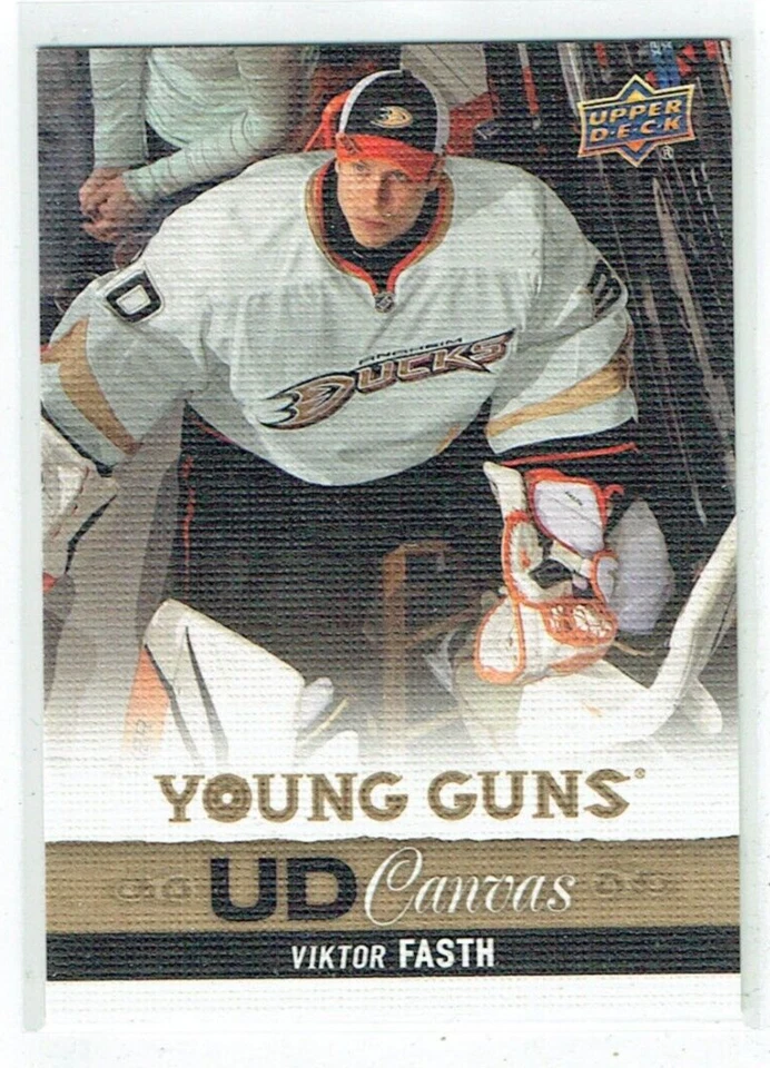 13-14 UD Upper Deck Series One  Viktor Fasth  Young Guns Canvas - Image 1 of 1