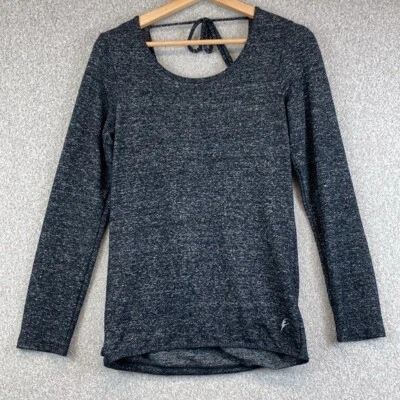 Studio By Capezio Open Back Dance top XS long sleeve soft stretchy wrap style - Image 1 of 4