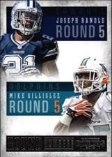 2013 Panini Contenders Football Round Numbers #14 Joseph Randle/Mike Gillislee