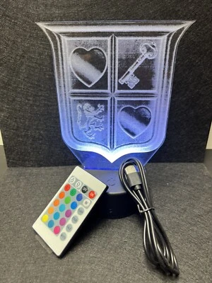 The Legend of Zelda Shield LED 3D Light Lamp  (Nintendo NES, 1987) - Image 1 of 4