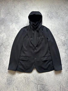 Armani Exchange Hoded Blazer Blue Mens Size XL - Picture 1 of 21