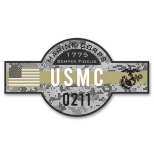 USMC 0211 MOS Decal - USMC Veteran Decal - OIF Decal - Marine Corps 3" Decal - Picture 1 of 1