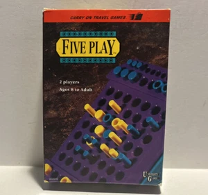 Five Play Travel Game 2 Players Ages 8+ NIB - Picture 1 of 3